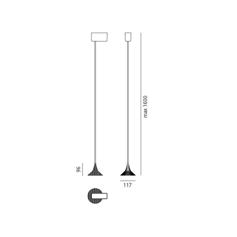 подвесной светильник 1936010a unterlinden artemide