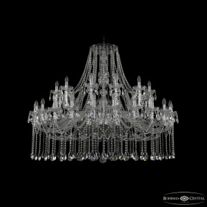 Подвесная люстра Bohemia Ivele Crystal 1413/24+12/530 Ni