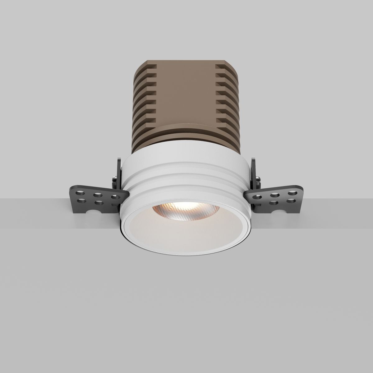 встраиваемый светильник maytoni technical mini dl059-7w3k-trs-w