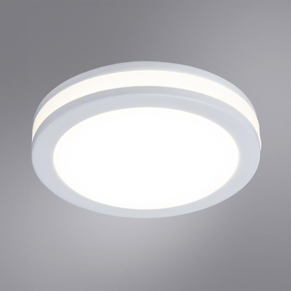 встраиваемый светодиодный светильник arte lamp tabit a8430pl-1wh