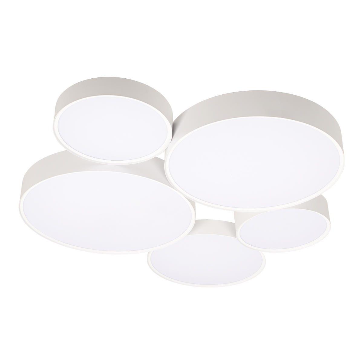 потолочная светодиодная люстра loft it drum 10218 white