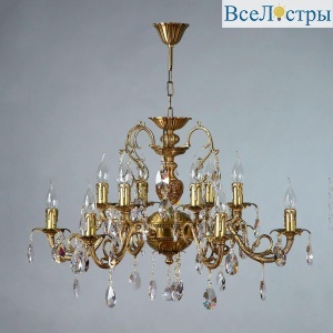 Подвесная люстра Ambiente Alicante 8888/6+6 AB Tear drop