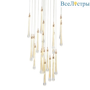Подвесной светильник Delight Collection Teardrop OM801670-19-G