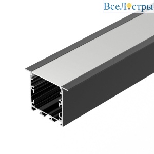 Алюминиевый профиль Arlight LINIA49-F-S-2000 BLACK 041873