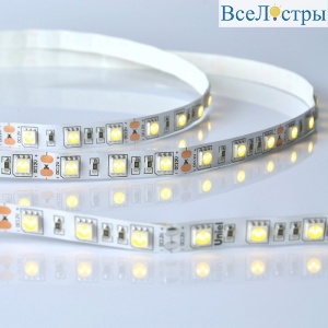 Светодиодная лента Uniel ULS-M25-5050-60LED/m-10mm-IP20-DC12V-14,4W/m-5M-3000K PROFI катушка в герметичной упаковке