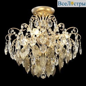 Потолочный светильник Crystal Lux ESMIRALDA PL4 GOLD