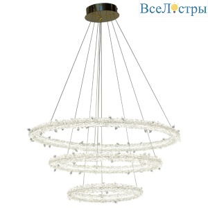 Подвесная люстра AM Group OVALE GD D800+600+400