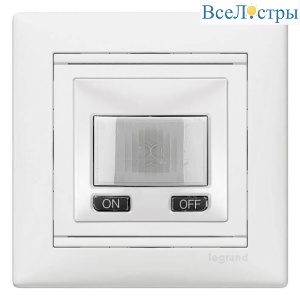 Датчик движения ИК Legrand Valena двухпроводный белый 774229
