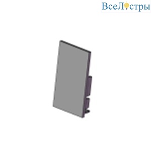 Заглушка для трековой системы Delight Trek LST-END black