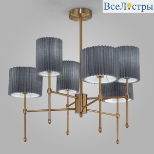 Люстра на штанге Eurosvet Notturno 60162/6 латунь Smart a065665