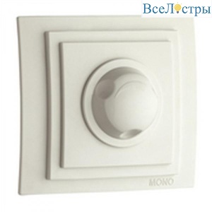 Диммер поворотный Mono Electric Despina/ Larissa слоновая кость 500-000105-134