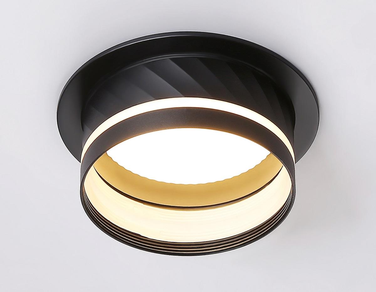встраиваемый светильник ambrella light techno spot gx53 acrylic tech tn5219