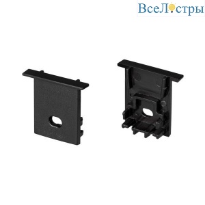 Набор заглушек Arlight SL-Comfort-1722-F Black c отверстием 031778