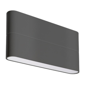Уличный настенный светильник Arlight SP-FLAT-S175x90-2x5W Day4000-MIX (Черный, 75 deg, 230V) (IP65 Металл) 063611