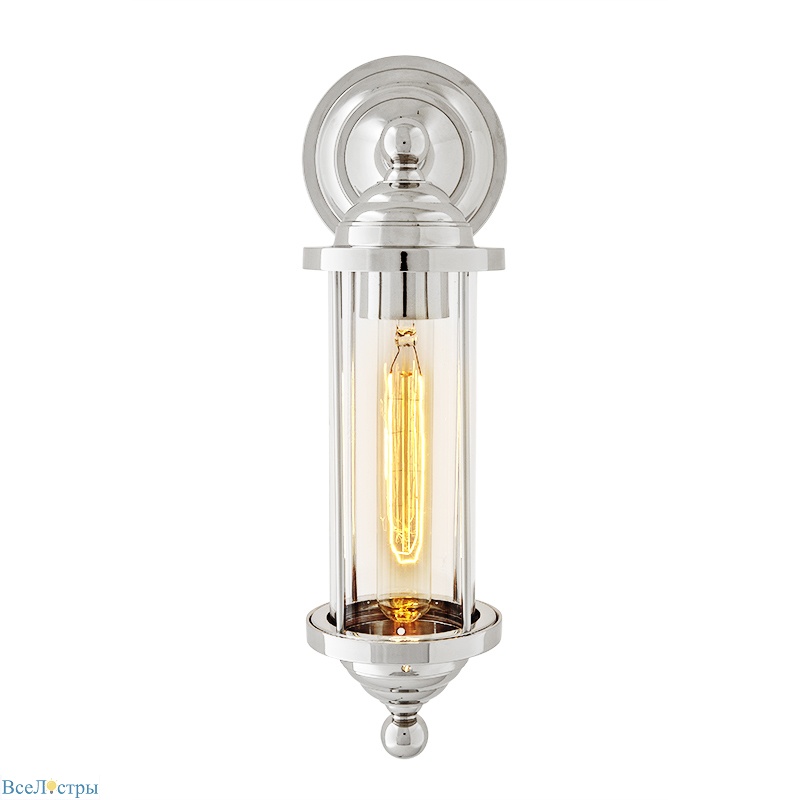 настенный светильник delight collection clayton km0816w-1 chrome