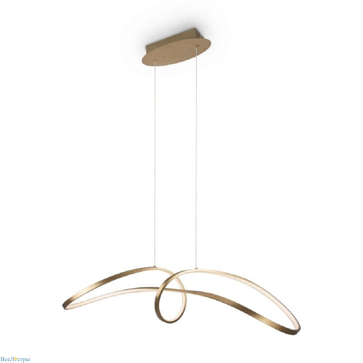 подвесной светодиодный светильник maytoni curve mod156pl-l52g4k