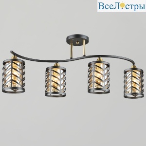 Потолочная люстра Reluce 05943-0.3-04 BK+COP