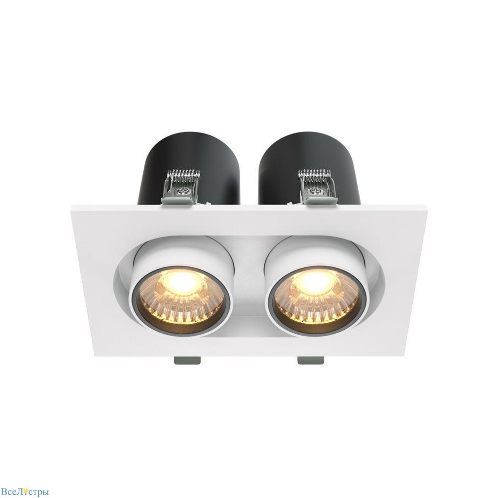 встраиваемый светодиодный спот maytoni technical hidden dl045-02-10w3k-w