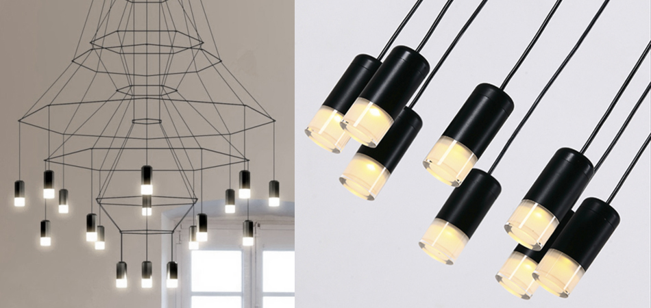 подвесной светильник imperiumloft vibia wireflow 75118-22