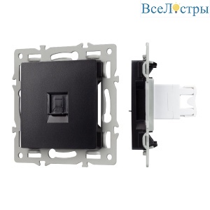 Механизм компьютерной розетки Arlight SCT-MPC1-PL-BK 045334