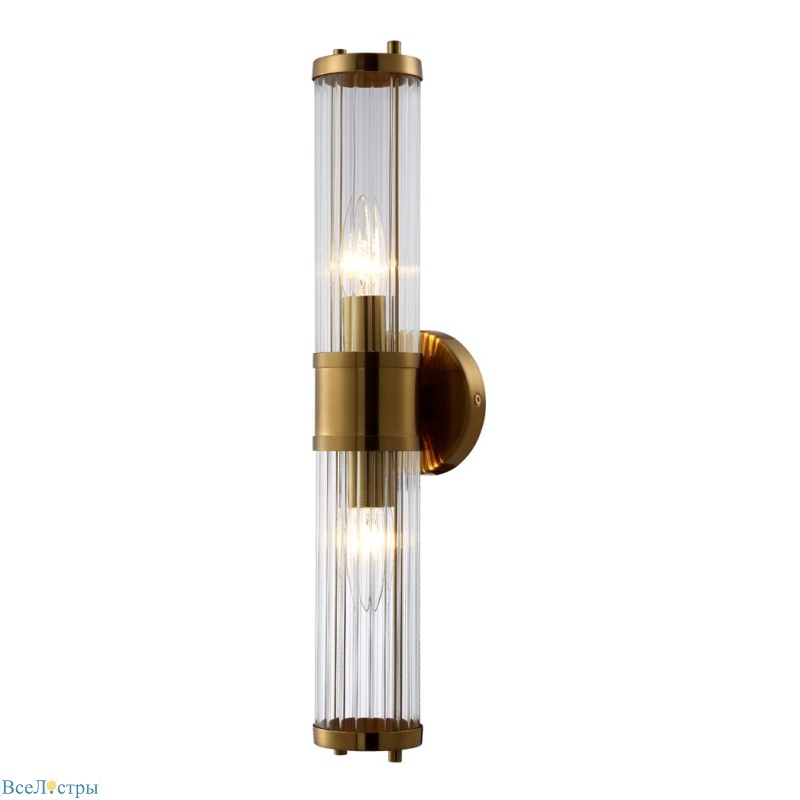бра crystal lux sancho ap2 brass