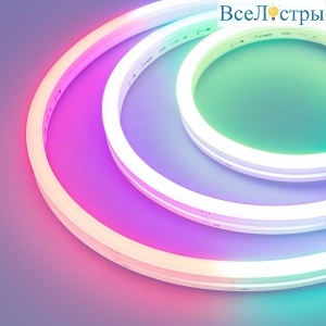 Гибкий неон Arlight 7,2W/m 84Led/m 5060SMD разноцветная 5M SPI Moonlight-Side-B84-12x17mm 24V RGB-PX7 041014