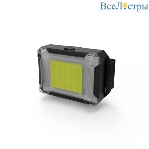 Налобный светодиодный фонарь Gauss от батареек 65х45 180 лм GF304