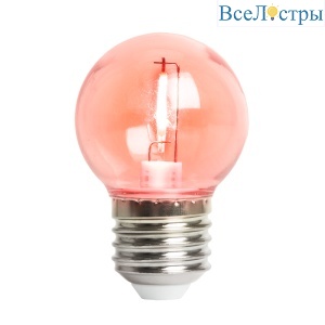 Лампа светодиодная Feron LB-383 E27 2W красный 48933
