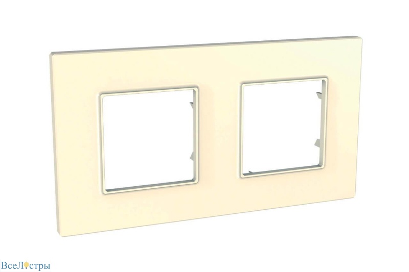 рамка 2-постовая schneider electric unica quadro mgu2.704.25