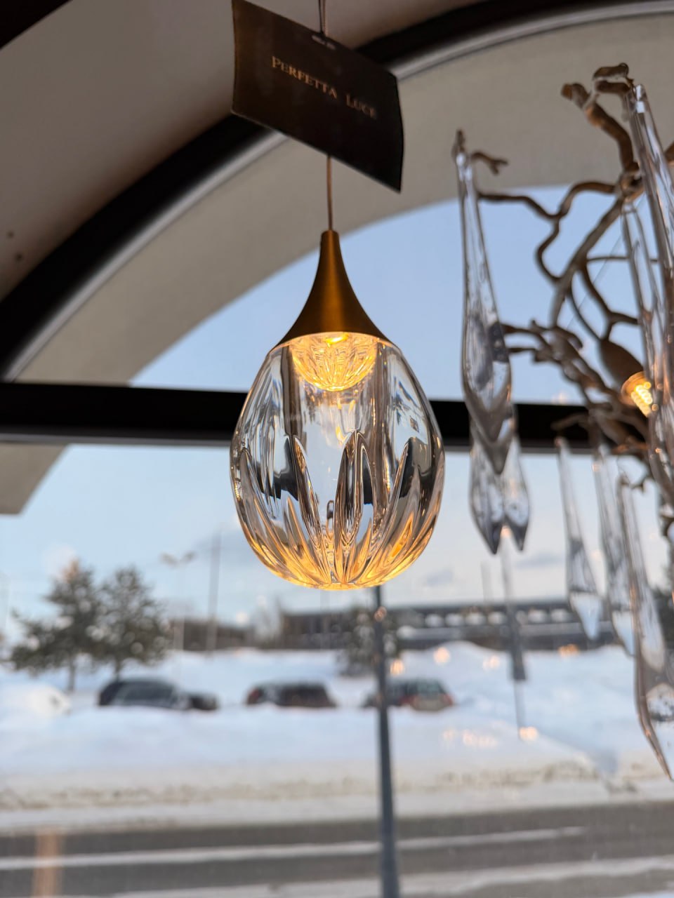 бра delight collection stilla mb24001004-1a gold/clear
