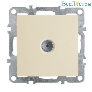 Розетка телевизионная Stekker Эрна слоновая кость PST00-9108-02 39326
