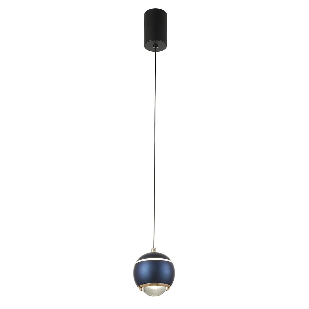 подвесной светодиодный светильник crystal lux caro sp led blue