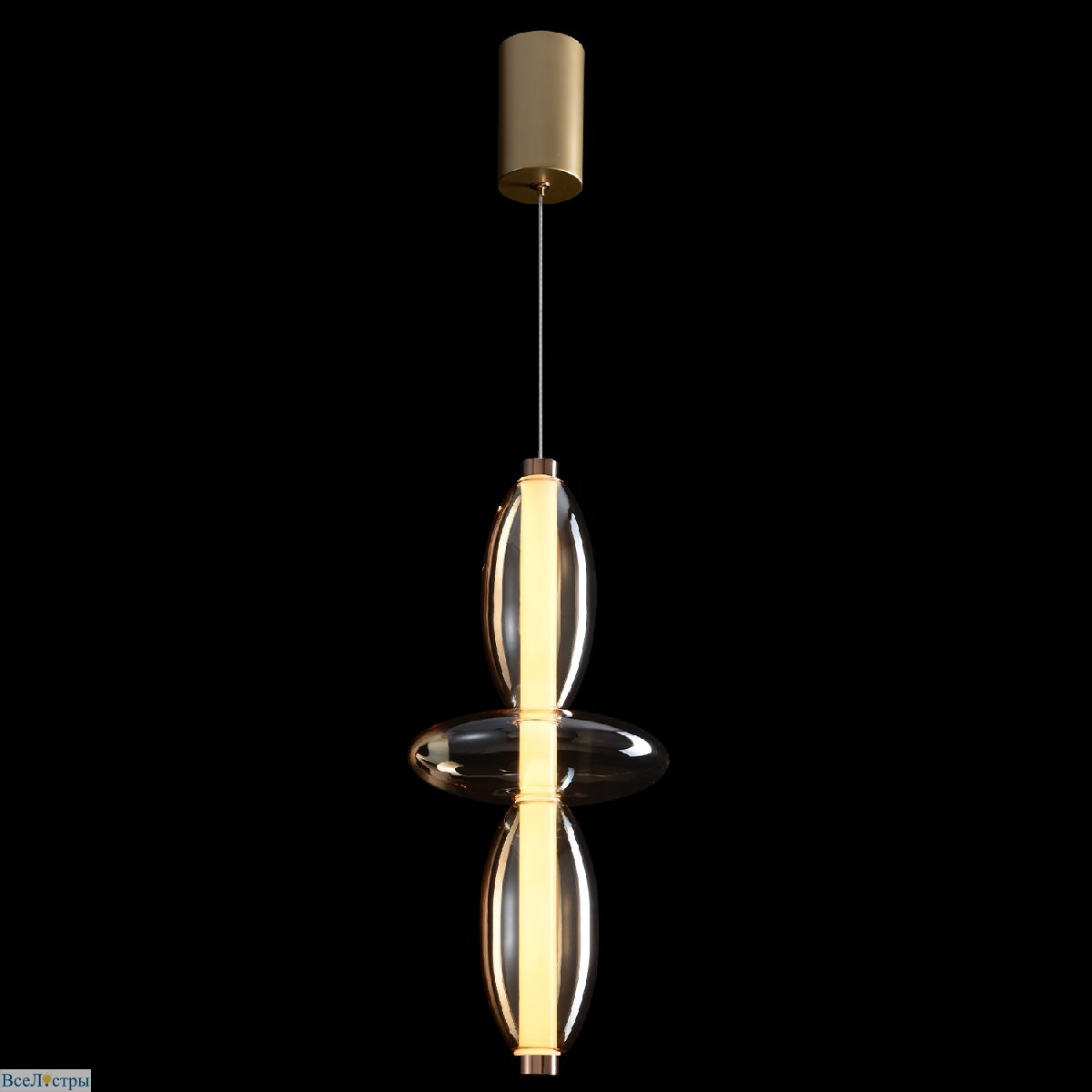 подвесной светильник crystal lux quasar sp14w led amber