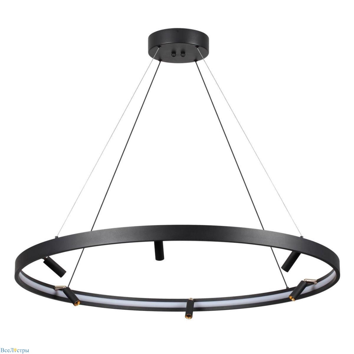 подвесная светодиодная люстра odeon light hightech fonda 4317/93l