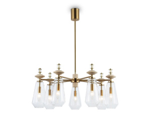 Люстра на штанге Ambrella Light High Light Ceramo Modern LH53306