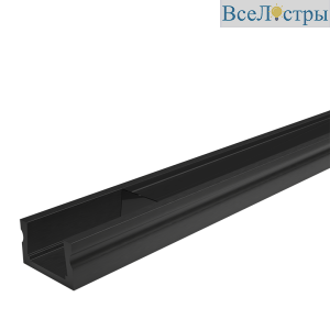Профиль алюминиевый накладной Wolta WAP-S-16/6/2000-B