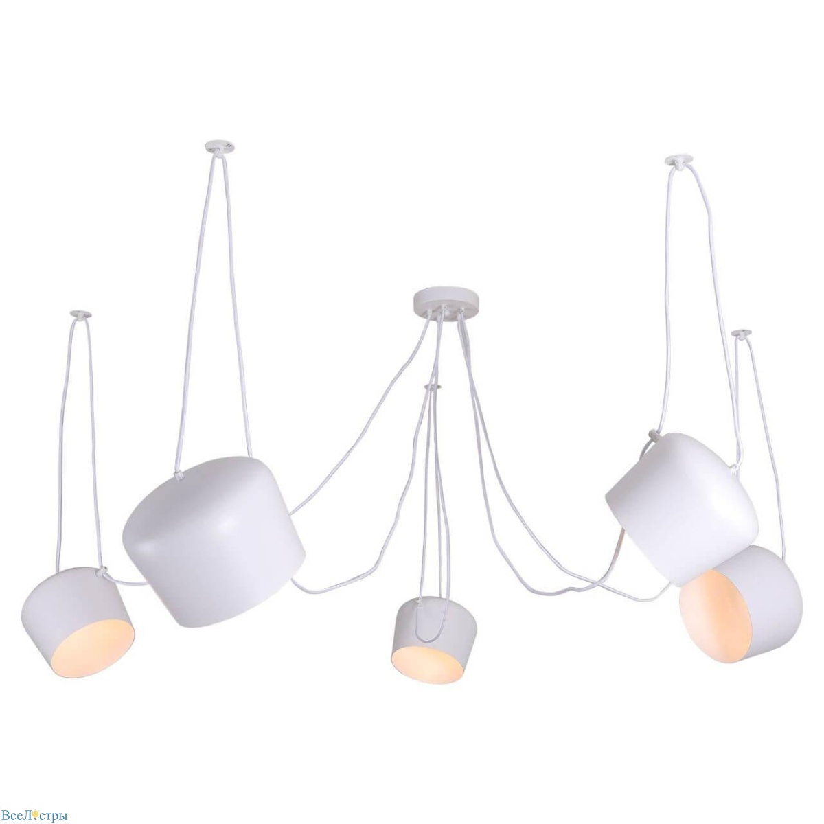 подвесная люстра lussole loft shirley grlsp-8175