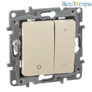 Диммер кнопочный Legrand Etika без нейтрали 400W слоновая кость 672318