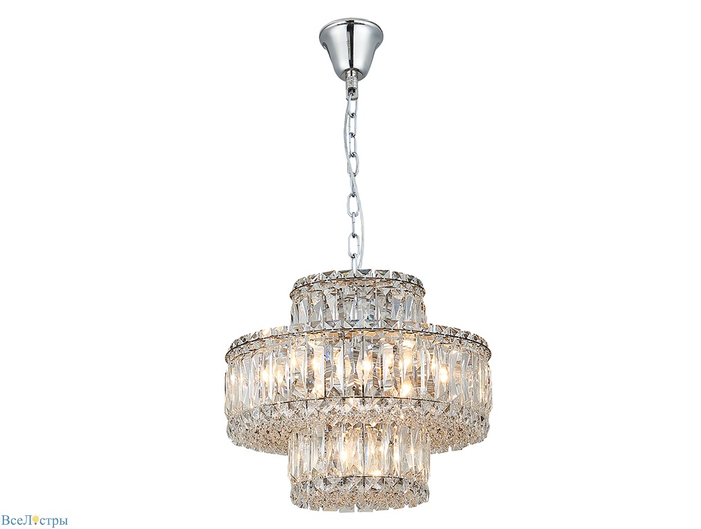 люстра подвесная newport 8450 8458+3/c chrome м0067682