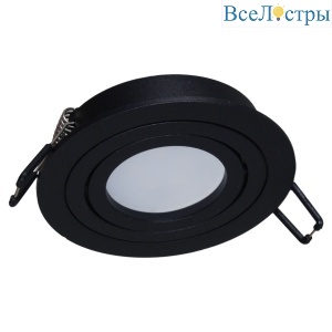 Встраиваемый светильник Reluce 16060-9.0-001LD MR16 BK