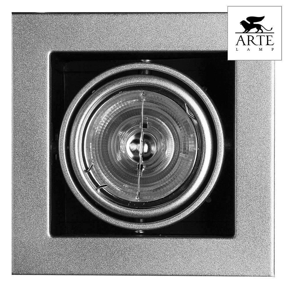 встраиваемый светильник arte lamp technika a5930pl-1si