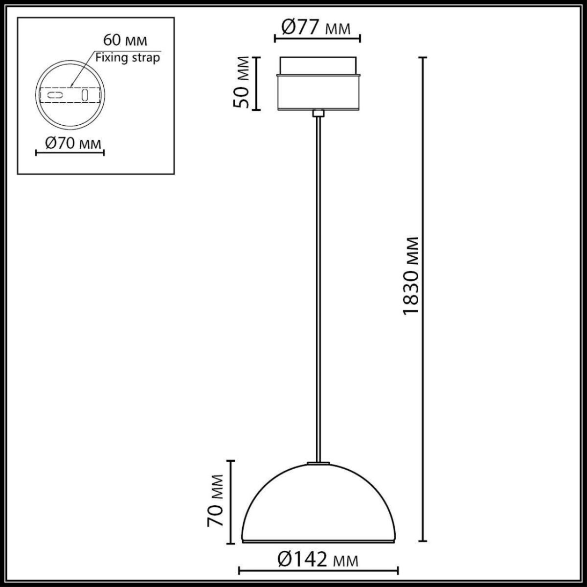 подвесной светильник odeon light l-vision lulu 5452/6la