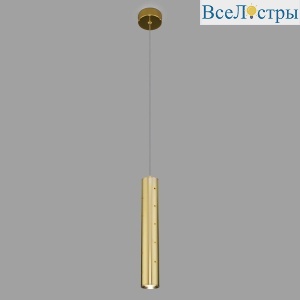 Подвесной светодиодный светильник Elektrostandard Bong 50214/1 Led золото 4690389175947