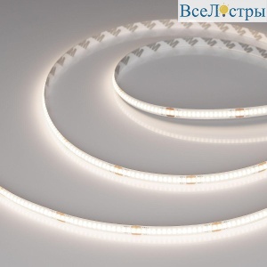 Светодиодная лента Arlight 8W/m 320LED/m CSP дневной белый 50М COB-X320-8mm 48V Day4000 043245