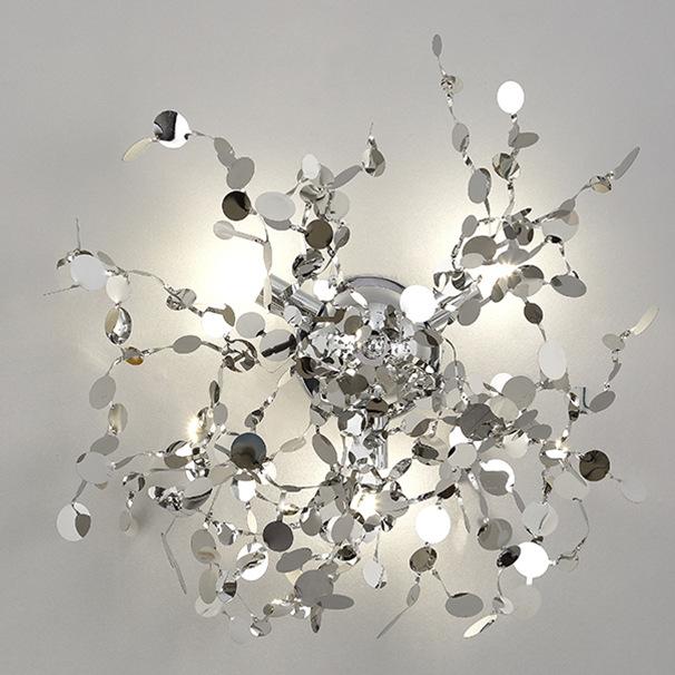 бра crystal lux garden ap-pl3 d400 chrome