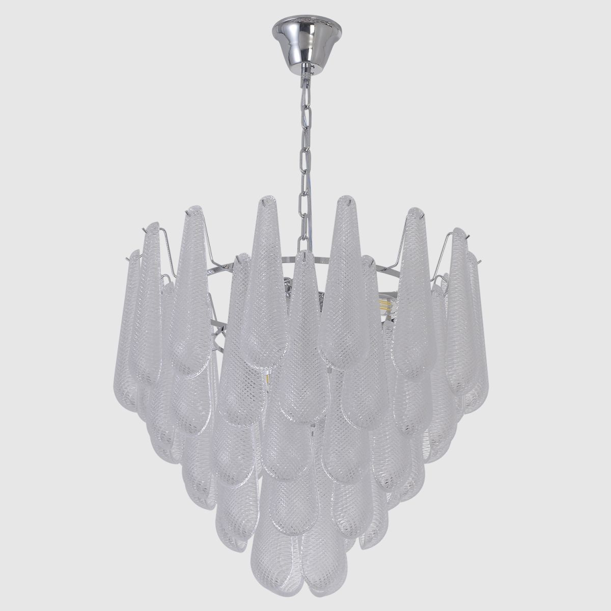 подвесная люстра crystal lux fontain sp10 chrome