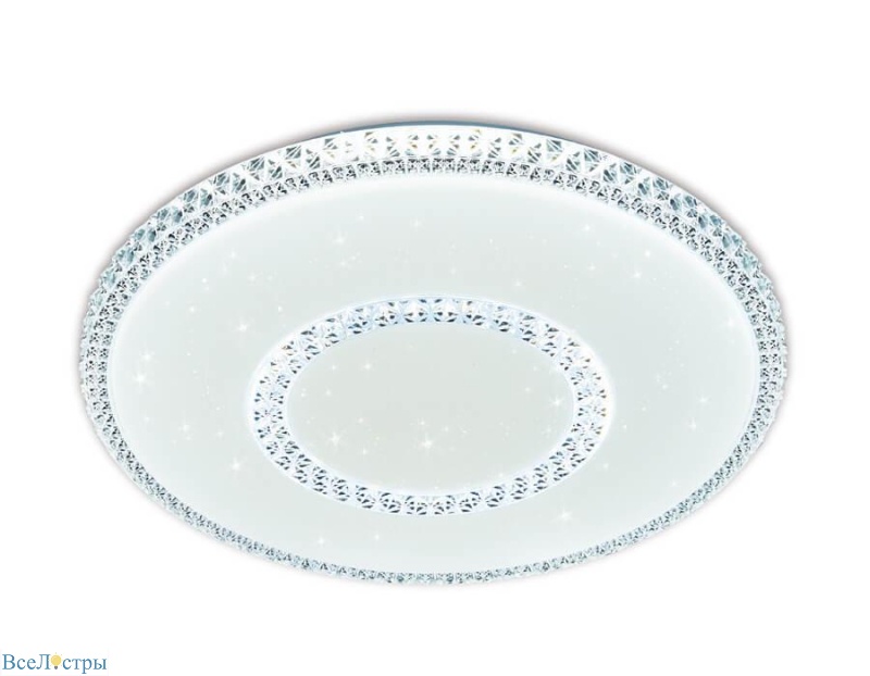 потолочный светодиодный светильник ambrella light orbital crystal ff98