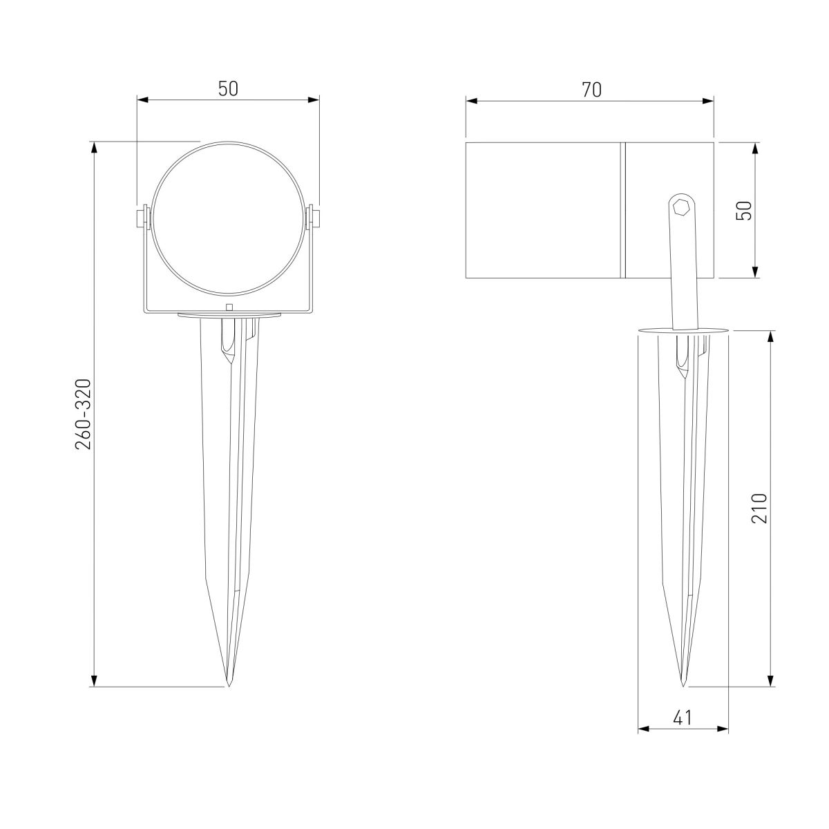 ландшафтный светильник elektrostandard landscape 043 fl led черный 4690389219368 a072086