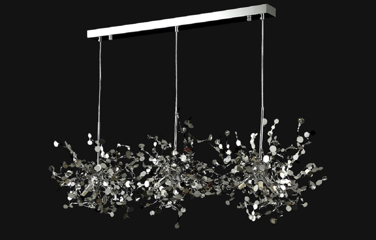 подвесная люстра crystal lux garden sp3х3 l1200 chrome