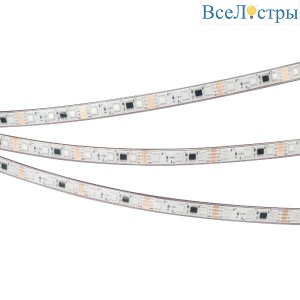 Светодиодная герметичная лента Arlight SPI-PFS-B60-12mm 12V RGB-PX3-BPT (12 W/m, IP68, 5060, 5m) 039177